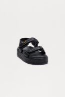 Sandalias de Plataforma en Rafia - Beige