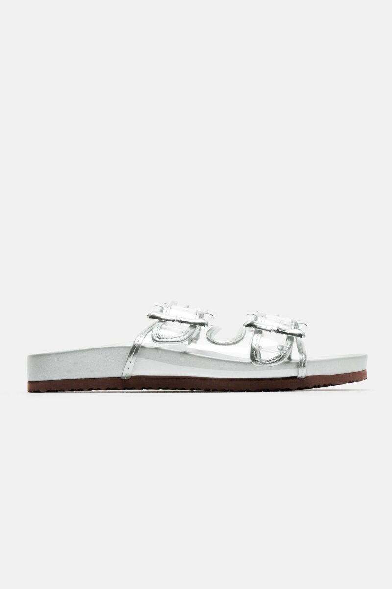 Sandalias Casual con Hebilla en Azul - Image 22