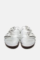 Sandalias Casual con Hebilla en Azul