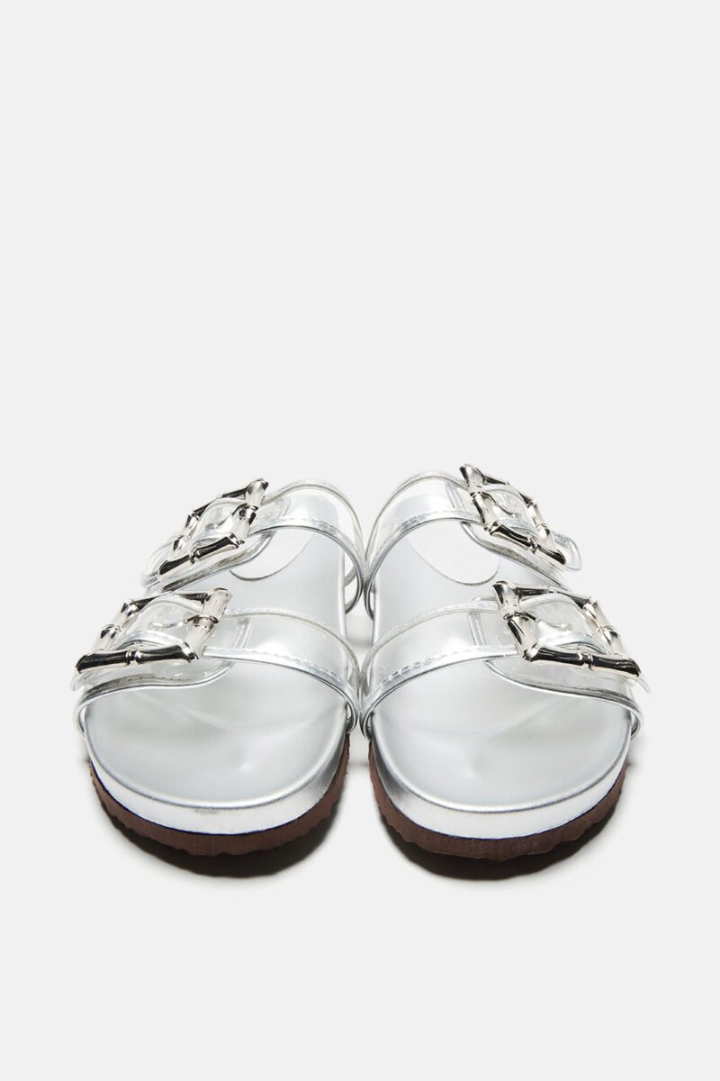 Sandalias Casual con Hebilla en Azul - Image 25