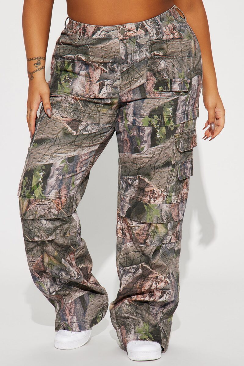 Jean Cargo de Corte Regular con Estampado Camuflado - Image 7