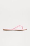 Sandalia Plana Brillo de Verano en Rosa Intenso