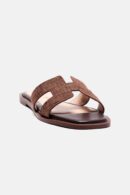 Sandalias Blancas Lillie con Detalle Recortado