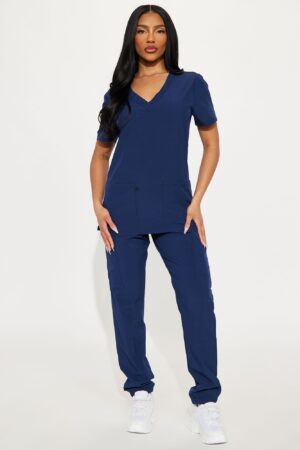 Conjunto de Uniforme Médico con Jogger Ajustable