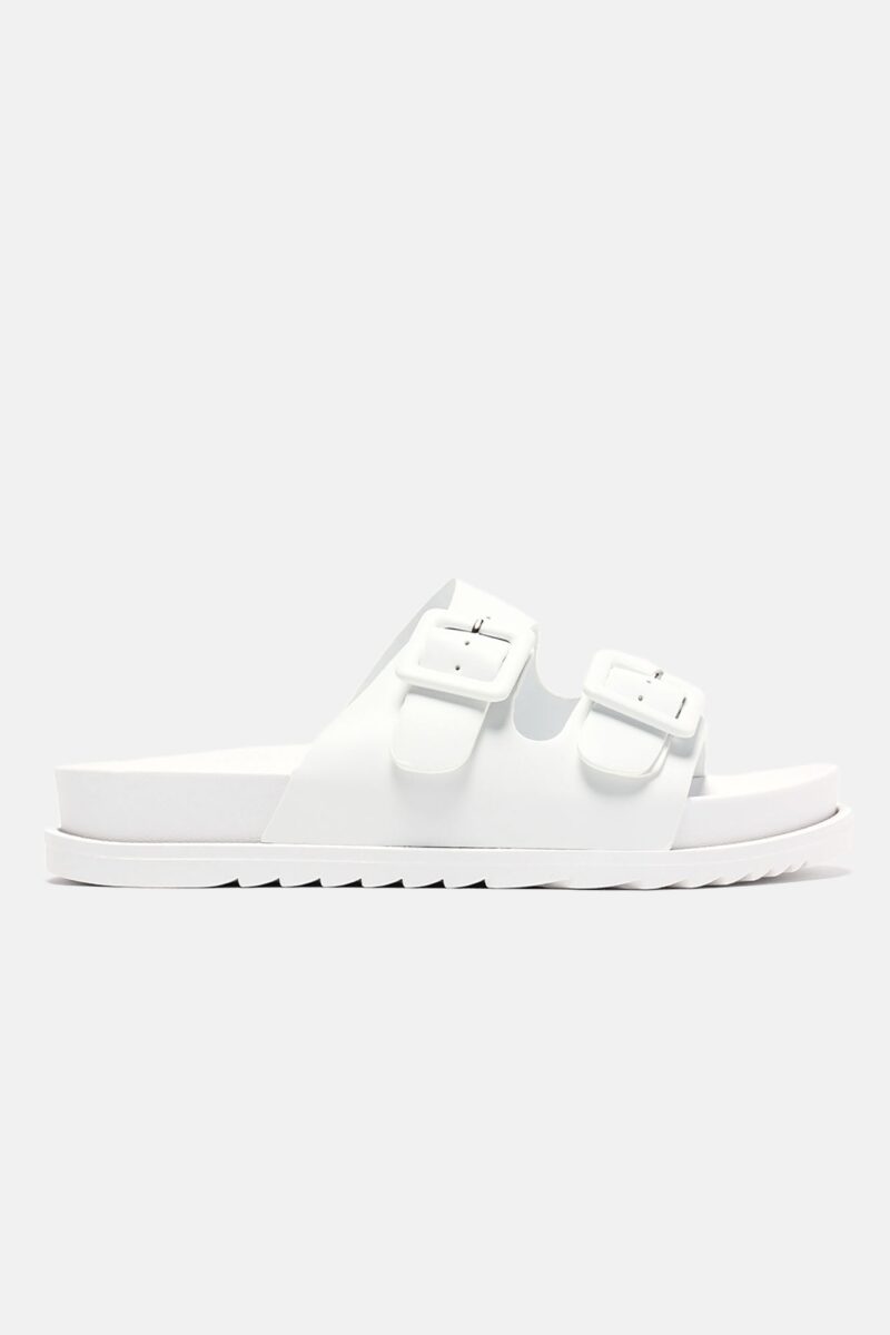Sandalias Casual de Hebilla en Tono Nude - Image 9