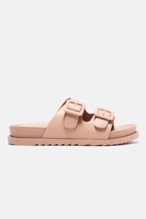 Sandalias Casual de Hebilla en Tono Nude