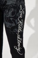 Pantalones Anchos con Diseño de Tigres y Cordón Ajustable