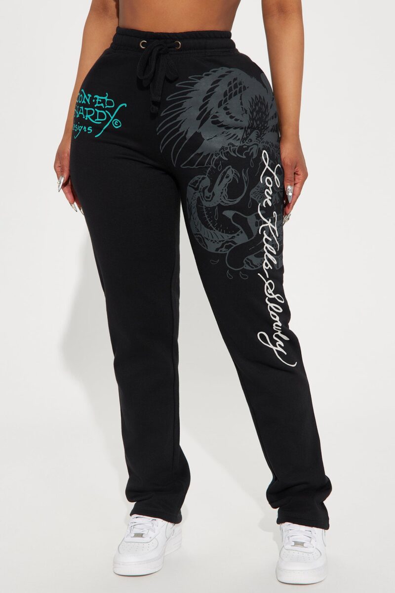 Pantalones Anchos con Diseño de Tigres y Cordón Ajustable - Image 3