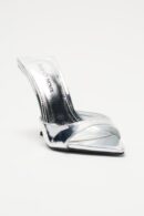 Sandalias de Tacón Puntiagudas en Plata