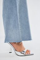 Sandalias de Tacón Puntiagudas en Plata