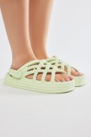 Sandalias Casuales de Plataforma en Negro
