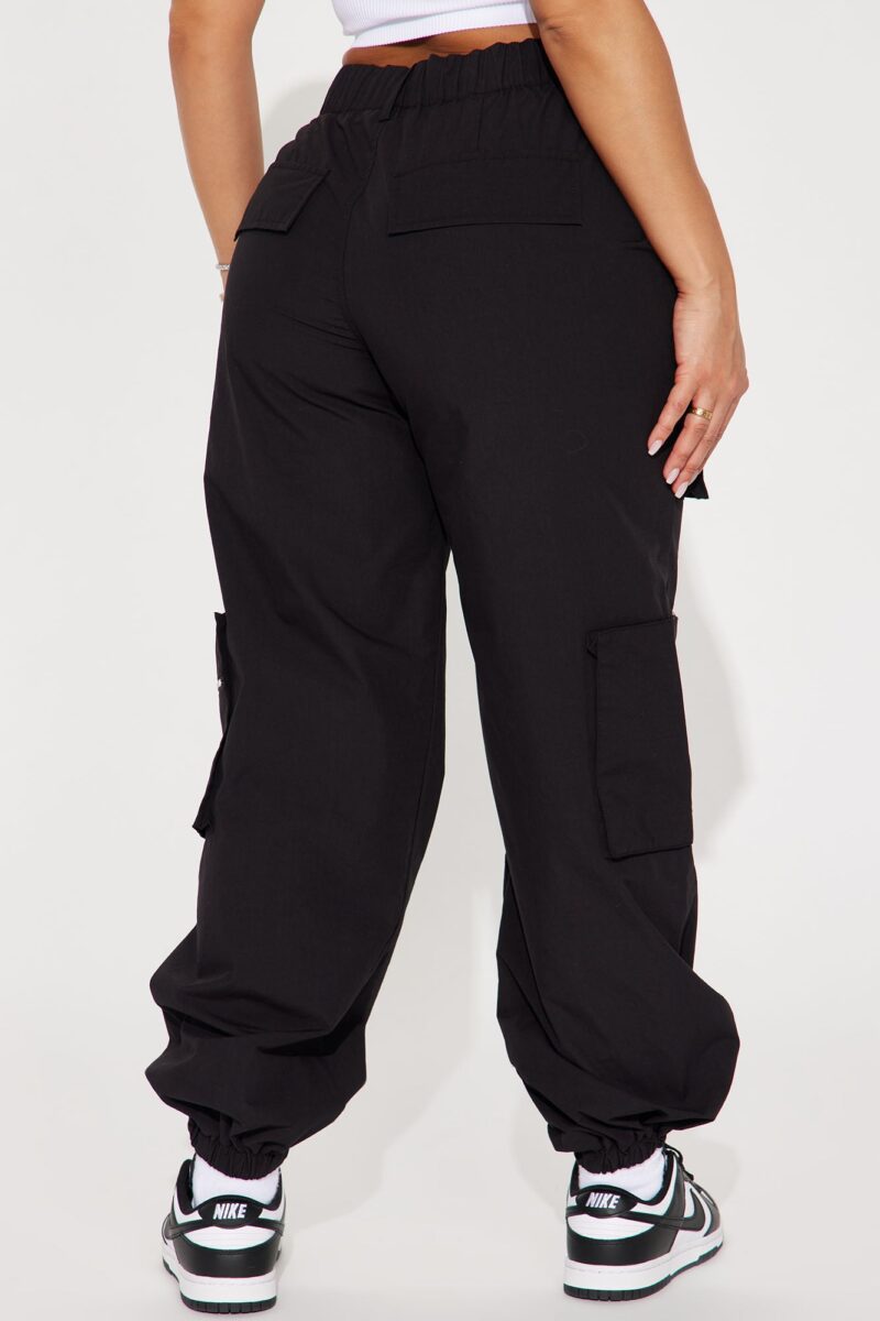 Pantalón Jogger Estilo Cargo con Cintura Alta - Image 3
