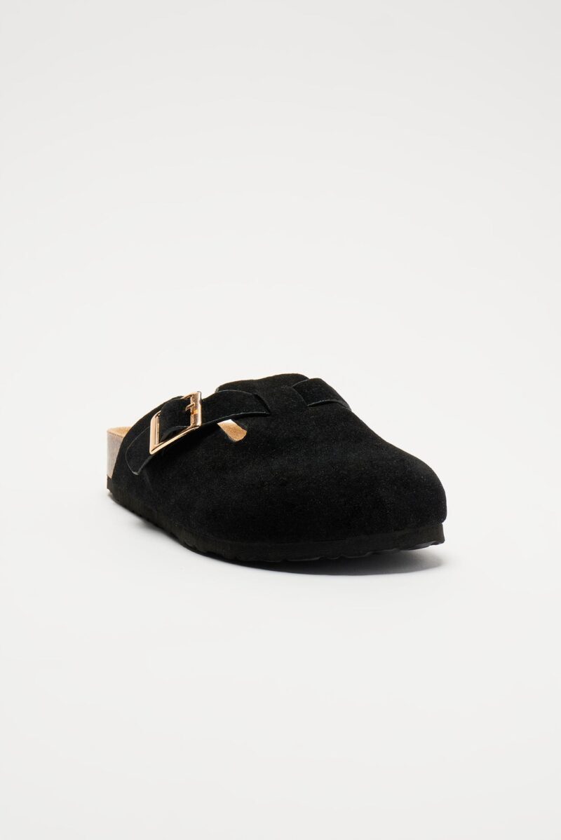 Mules Casuales con Detalle de Hebilla y Punta Redonda - Image 3