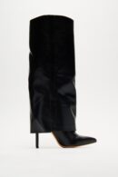 Botas Negras Altas con Taco Ultra Alto