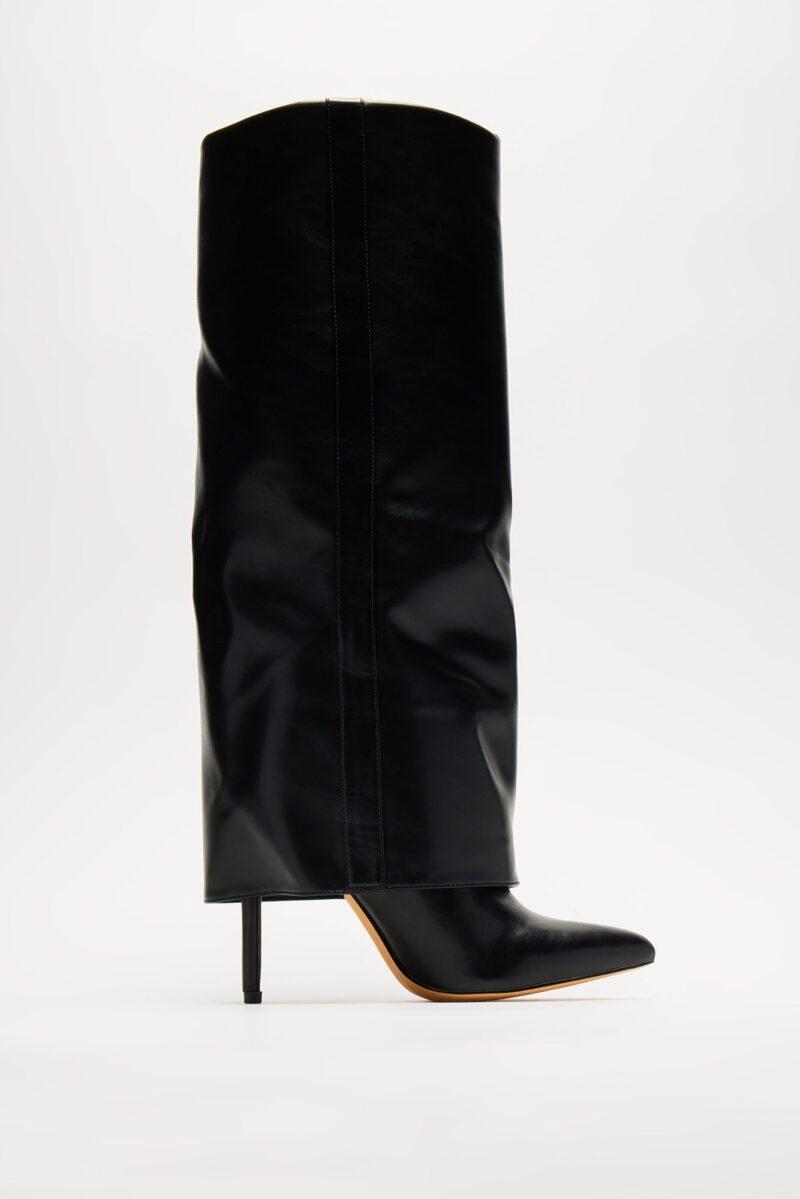 Botas Negras Altas con Taco Ultra Alto - Image 3