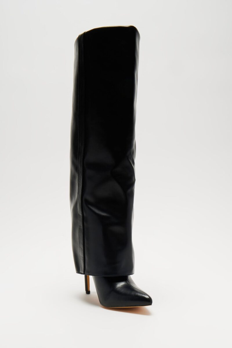 Botas Negras Altas con Taco Ultra Alto - Image 2