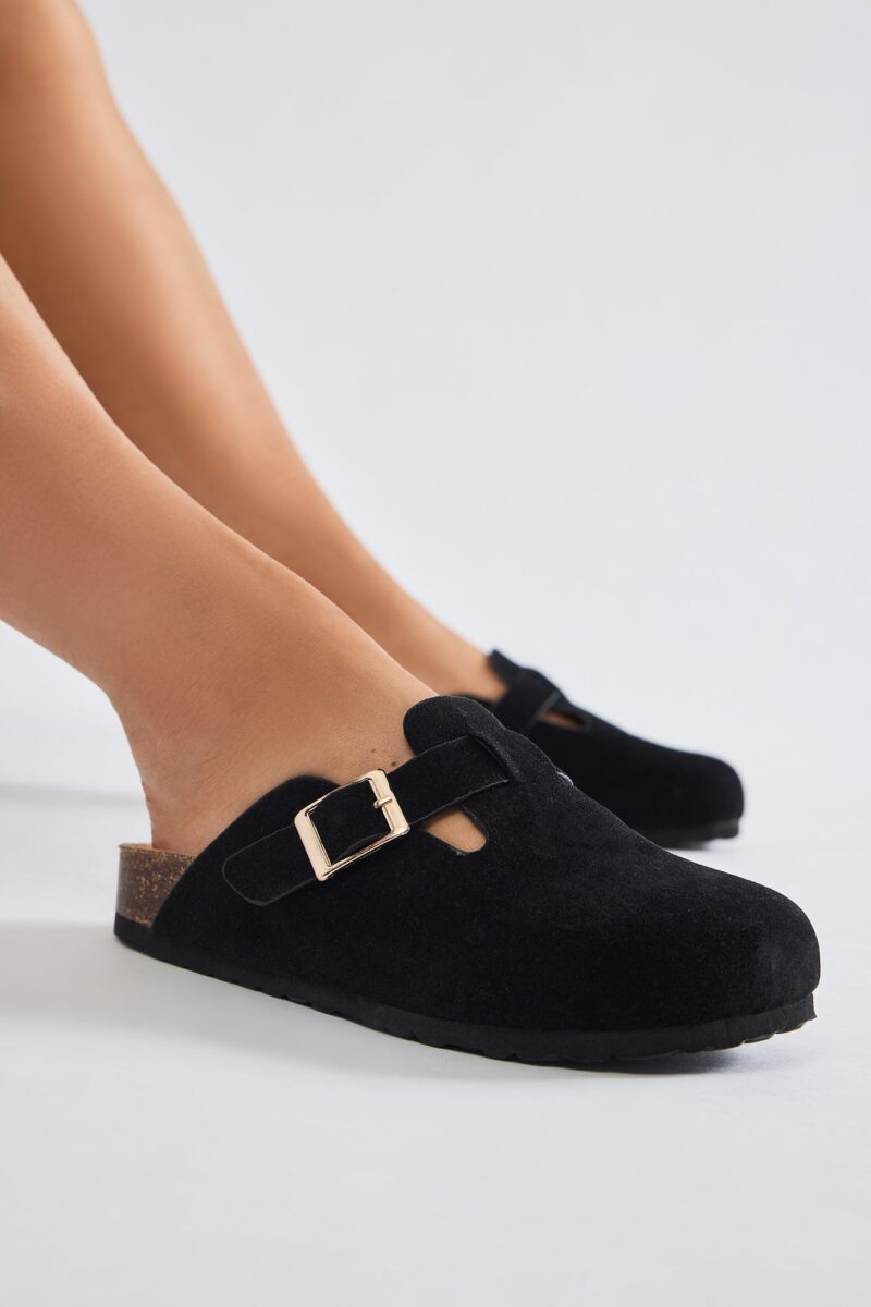 Mules Casuales con Detalle de Hebilla y Punta Redonda - Image 4