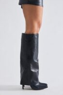 Botas Negras Altas con Taco Ultra Alto