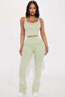 Leggins Activos de Campana en Marrón