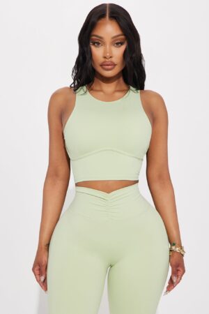 Top Activo Suave de Cuello Alto para Pilates