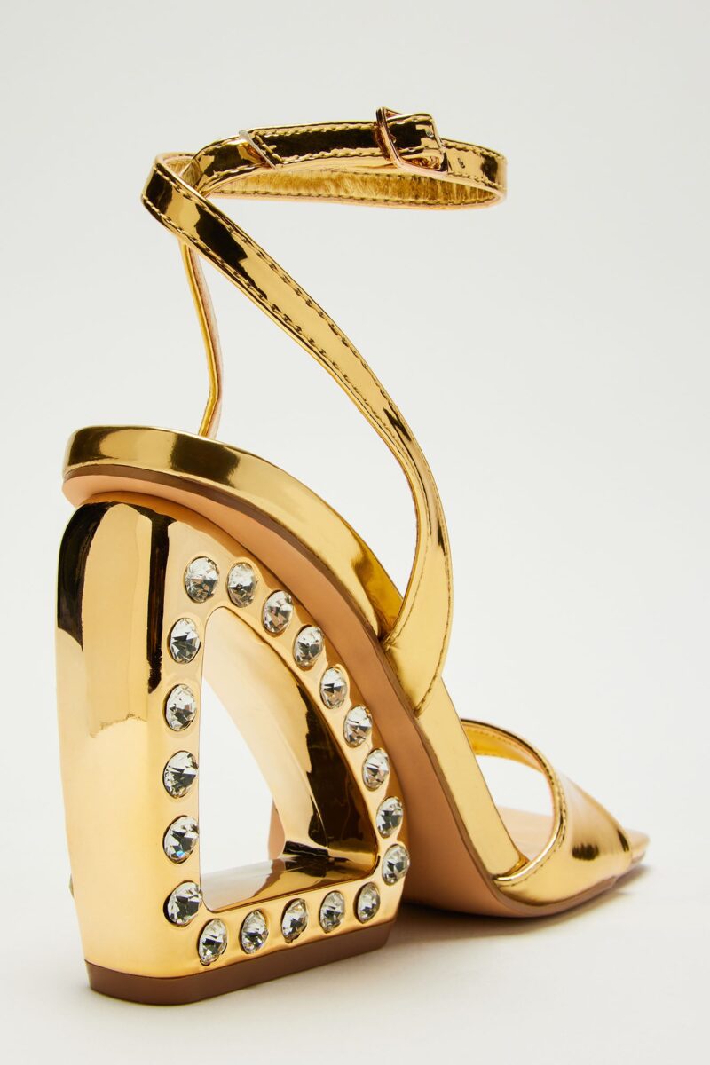 Zapatos de Cuña Nocturnos con Joyas Incrustadas - Image 10