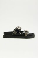 Sandalias Deslizables con Hebilla Estilo Nuevo