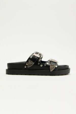 Sandalias Deslizables con Hebilla Estilo Nuevo