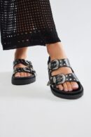 Sandalias Deslizables con Hebilla Estilo Nuevo