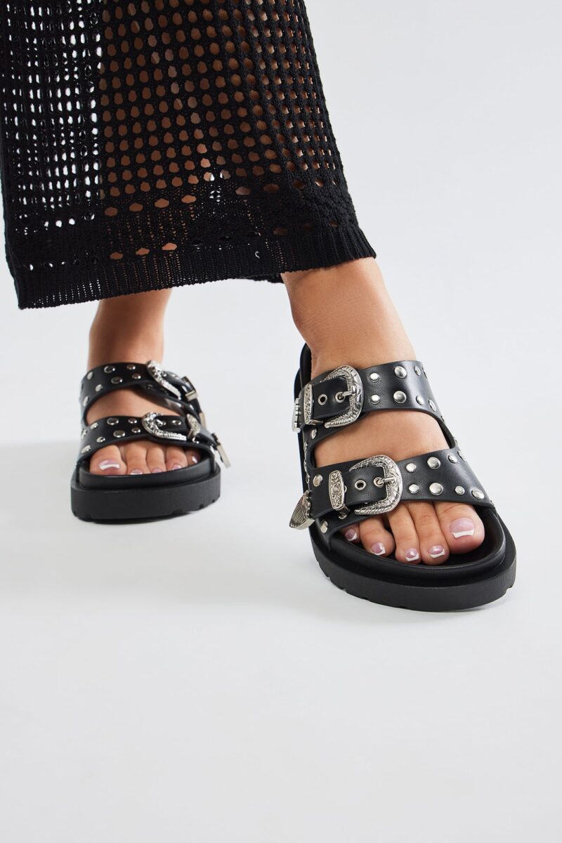 Sandalias Deslizables con Hebilla Estilo Nuevo - Image 2