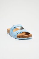 Sandalias Planas con Hebilla en Rosa