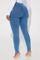 Jean Skinny de Alta Elasticidad y Lavado Medio