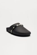 Sandalias Planas de Estilo Casual en Negro