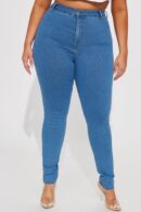 Jean Skinny de Alta Elasticidad y Lavado Medio