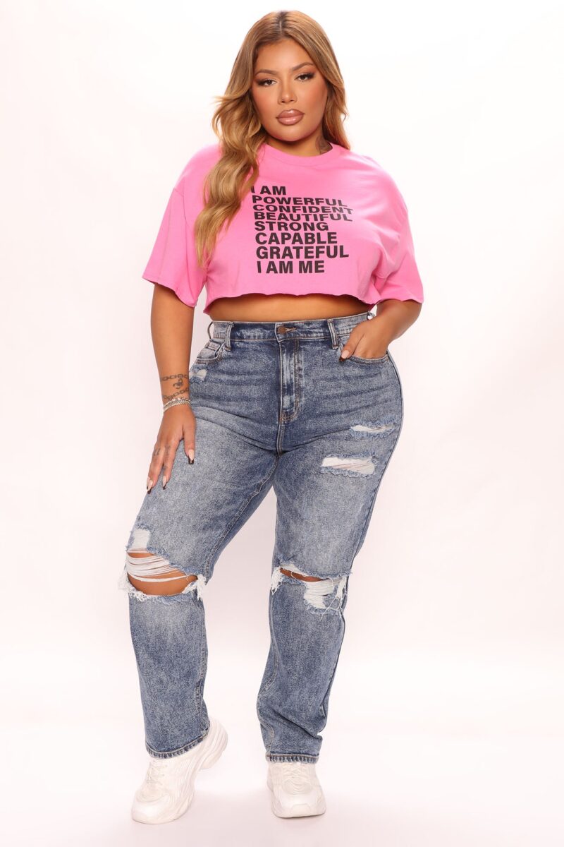 Jeans Boyfriend Rasgados de Tiro Alto - Image 4