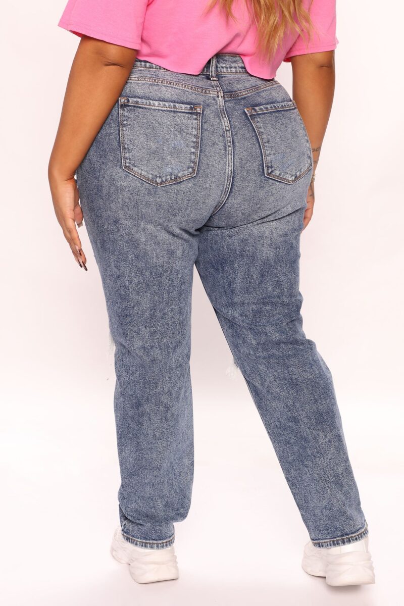 Jeans Boyfriend Rasgados de Tiro Alto - Image 7