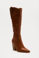 Botas Vaqueras Altas hasta la Rodilla en Marrón