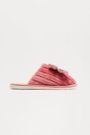 Pantuflas Cómodas con Moño 3D y Suela Plana