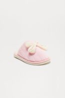 Pantuflas Cómodas con Moño 3D y Suela Plana