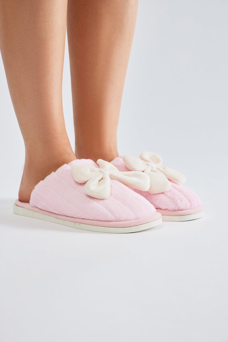 Pantuflas Cómodas con Moño 3D y Suela Plana - Image 8