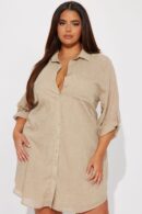 Vestido Mini Ideal para Fuera de Oficina - Blanco