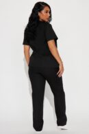 Conjunto Uniforme Médico 2 Piezas en Algodón y Poliéster - Negro