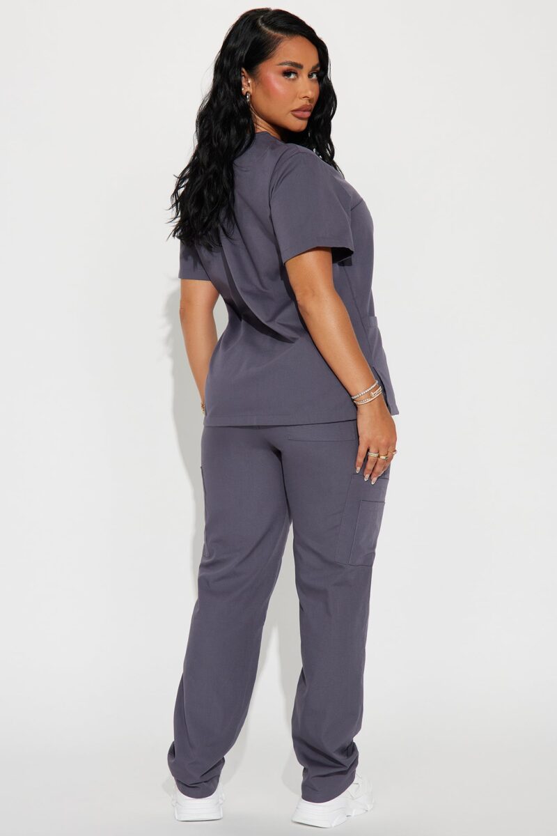 Conjunto Uniforme Médico 2 Piezas en Algodón y Poliéster - Negro - Image 8
