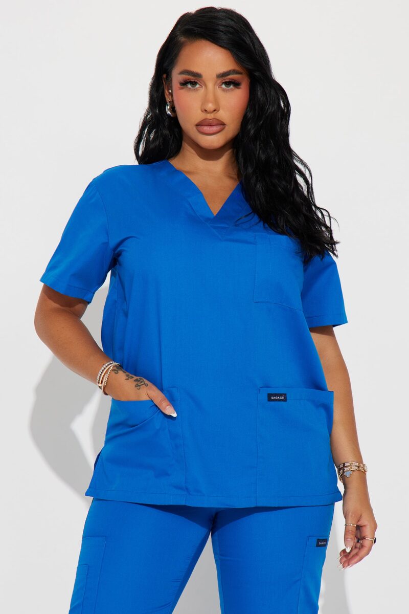 Conjunto Uniforme Médico 2 Piezas en Algodón y Poliéster - Negro - Image 14