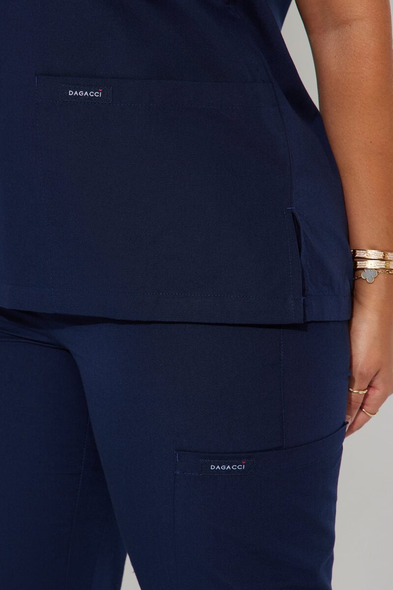 Conjunto Uniforme Médico 2 Piezas en Algodón y Poliéster - Negro - Image 11