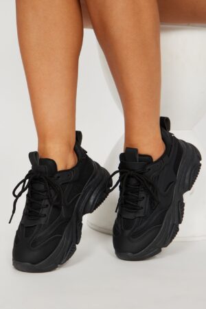 Zapatillas Deportivas de Suela Gruesa y Punta Redonda