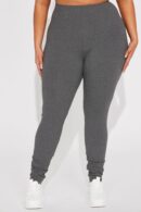 Leggins de Uso Diario Cintura Alta Gris Jaspeado