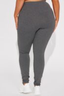 Leggins de Uso Diario Cintura Alta Gris Jaspeado