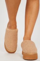 Pantuflas con Plataforma para Confort Total - Beige