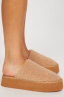 Pantuflas con Plataforma para Confort Total - Beige