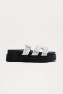 Zapatillas Casual con Adornos de Estrás